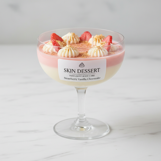 Strawberry Vanilla Cheesecake Soy Candle