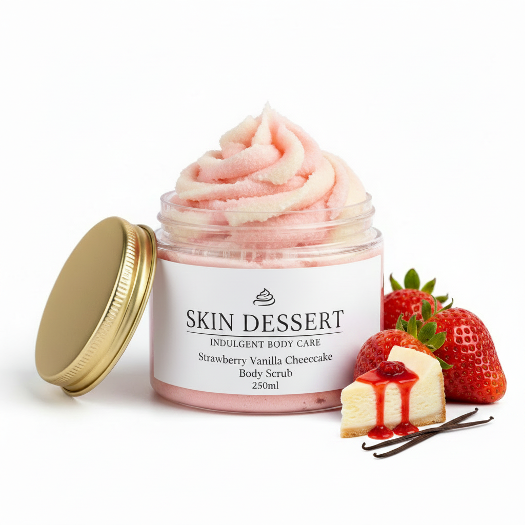 Strawberry Vanilla Cheesecake Body Scrub